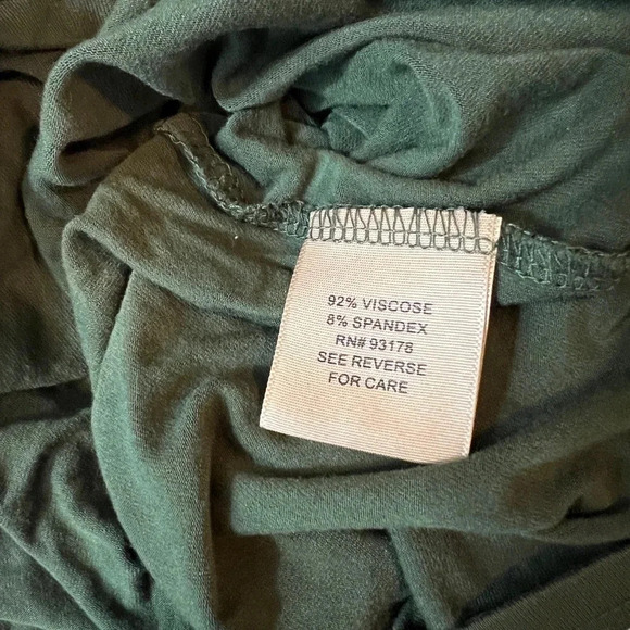 PHILOSOPHY OLIVE GREEN DRESS BODYCON SLEEVELESS SCOOP NECK SIZE MEDIUM - Picture 7 of 7